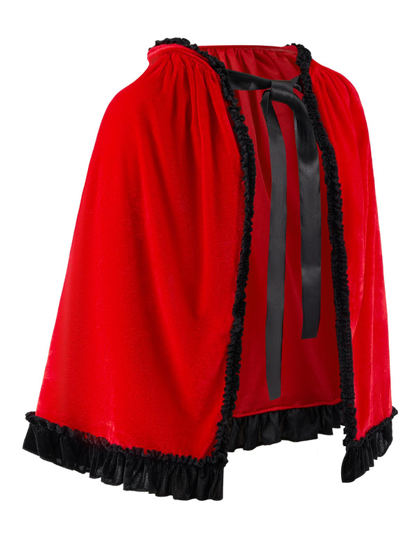 Halloween Red Riding Hood Cape for Adult Women