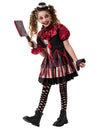 Girls Scary Clown Costume
