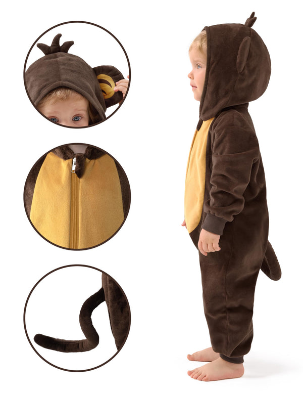 Halloween Baby Monkey Animal Costume