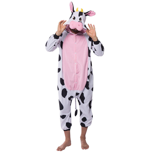 Halloween Cow Pajama - Adult Unisex Cow Costume