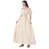 Halloween Women Renaissance Costume-Beige