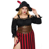 Plus Size Pirate Costume Women Halloween Costumes with Pirate Hat
