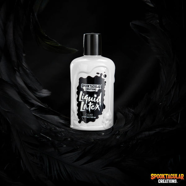 4.5 Oz Halloween White Liquid Latex for Adult and Kids-White