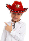Red Cowboy Hats Cosplay Accessories, 2 Packs