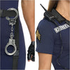 Women Blue Police Jumpsuit Costume