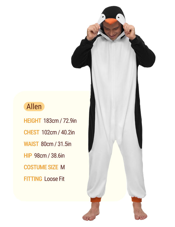 Halloween White Penguin Unisex Pajama