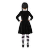 School Girl Collar Black Dress with Wig