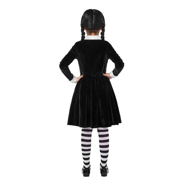 School Girl Collar Black Dress with Wig