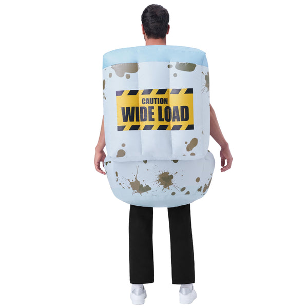 Adults Inflatable Costumes, Sitting on a Toilet Inflatable Costume