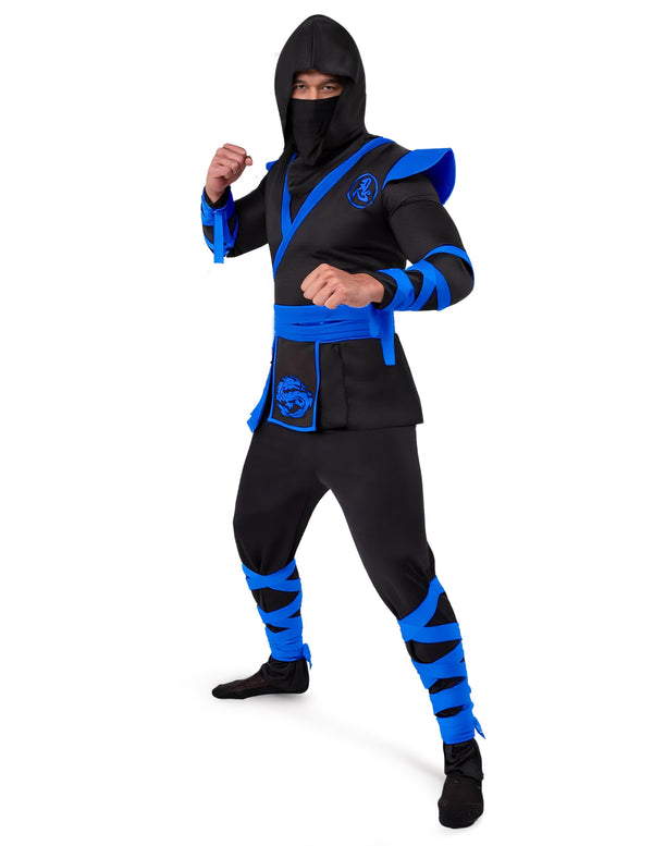 Blue Ninja Costume for Men
