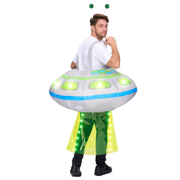 Light-Up Spaceship Halloween Inflatable Costume
