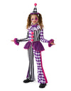 Halloween Jester Clown Costume for Girls