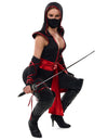 Halloween Ninja Costume for Women with Ninja Mask