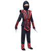 Red Ninja Costume Cosplay - Child