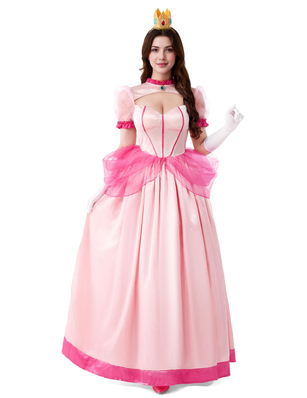 Pink Princess Dress Adult, Halloween Costumes Woman