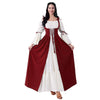 Burgundy Halloween Renaissance Costume Women