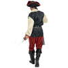 Men Pirate Costume, Beige