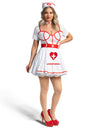 Halloween White Nurse Costume Heartbreaker Dress Set