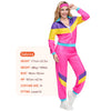 2 Pcs 80s Track Suit Women