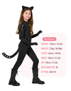 Black Cat Costume for Girls