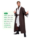 Halloween Mens Tunic Hooded Cloak - White