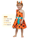 Halloween Baby Pebbles Costume - Orange