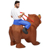 Adults Riding a Bear Halloween Inflatable Costumes