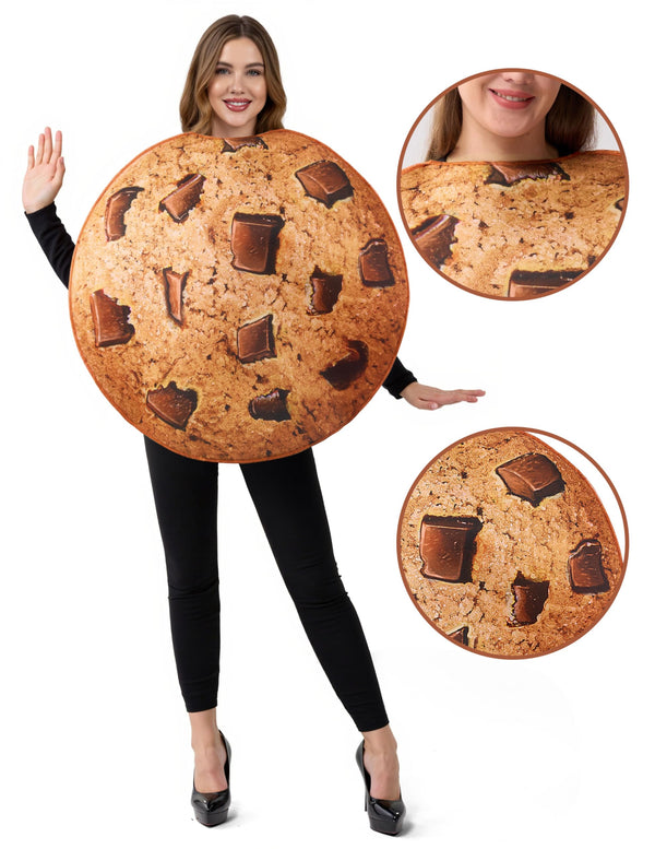 2Pcs Adult Couple Cookie & Milk Costume