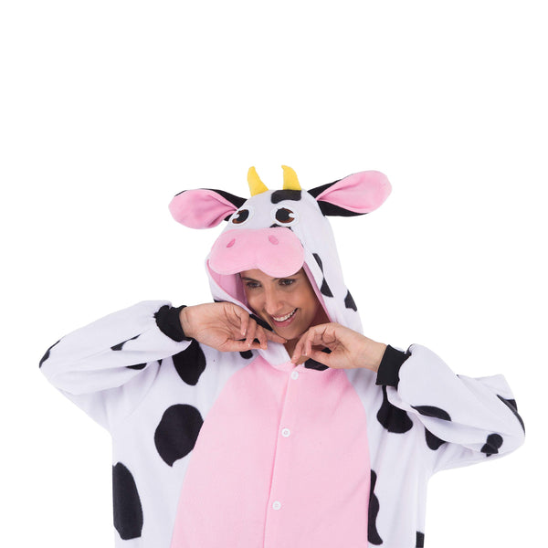 Halloween Cow Pajama - Adult Unisex Cow Costume
