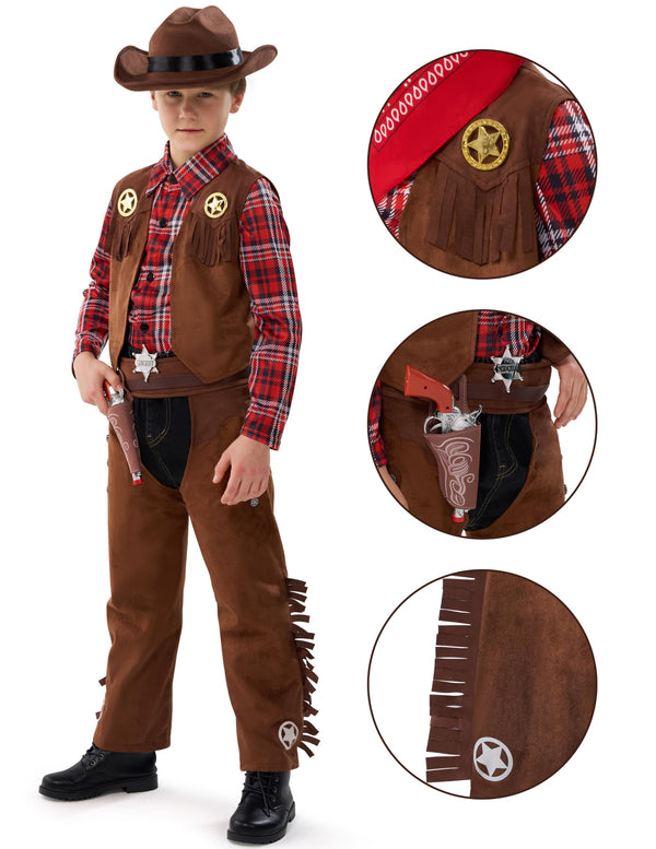 Halloween Cowboy Costume for Boys