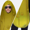 Halloween Pickle Adult Unisex Food Costume - Yellow Green