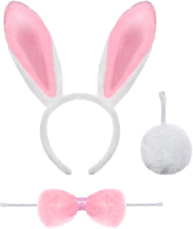 White Bunny Cosplay Accessories Set