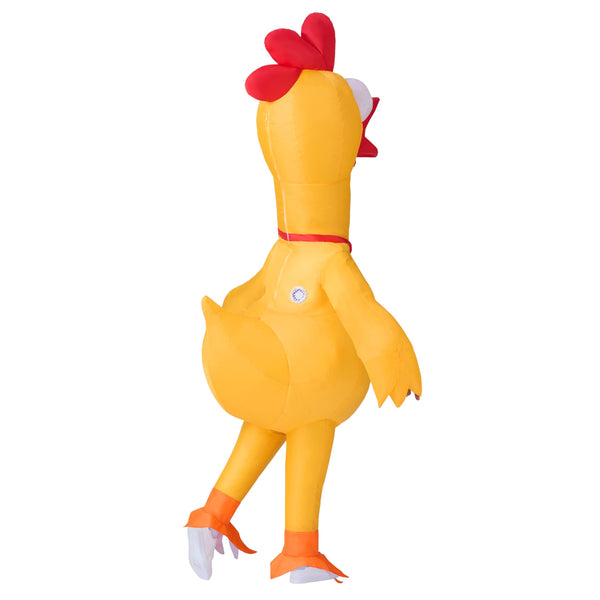 Adults Halloween Inflatable Rubber Chicken Costume