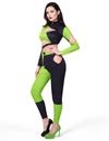 Black Green Villain Halloween Costumes for Women