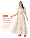 Halloween Women Renaissance Costume-Beige