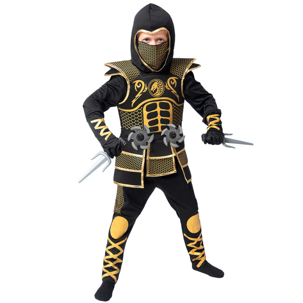 Golden Ninja Costume for Boys