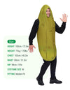 Halloween Pickle Adult Unisex Food Costume - Yellow Green
