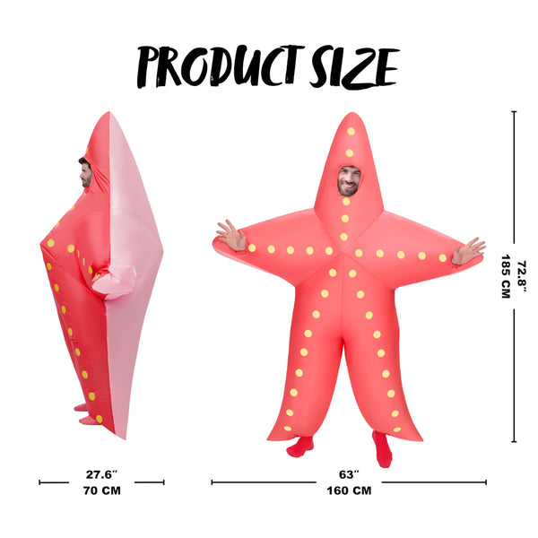Starfish Adults Inflatable Costume