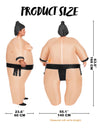 Sumo Inflatable Costume for Adult - Black