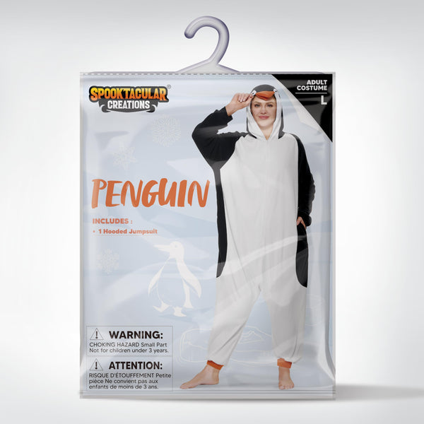 Halloween White Penguin Unisex Pajama