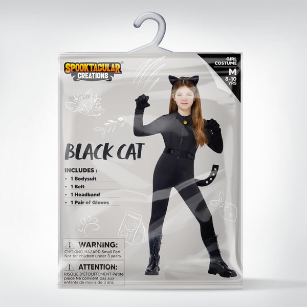 Black Cat Costume for Girls