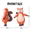 Squirrel Inflatable Costume Adults