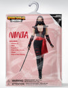 Halloween Ninja Costume for Women with Ninja Mask