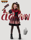 Girls Scary Clown Costume