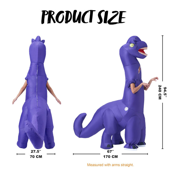 Inflatable Blow Up Dinosaur Costume