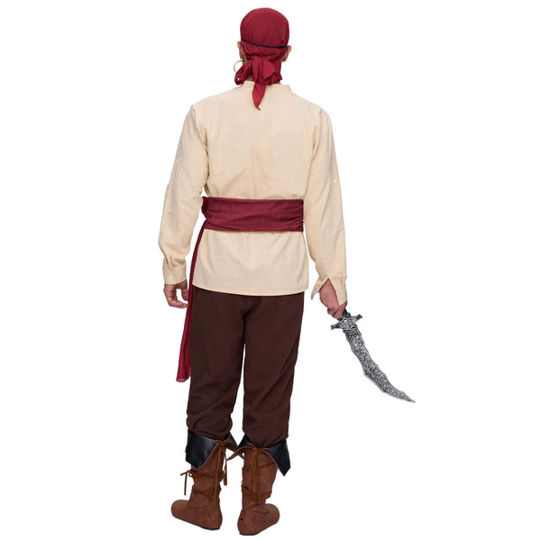 Adult Halloween Costume Renaissance Medieval Viking Pirate Costume