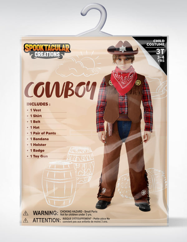 Halloween Cowboy Costume for Boys