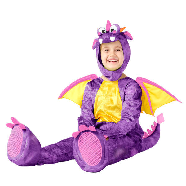 Halloween Toddler Dragon Costume - Purple