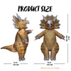 Realistic Triceratops Blow Up Dinosaur Costumes