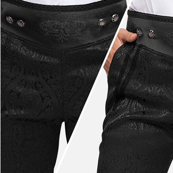 Men's Gothic Pants, Renaissance & Steampunk Styles for Halloween